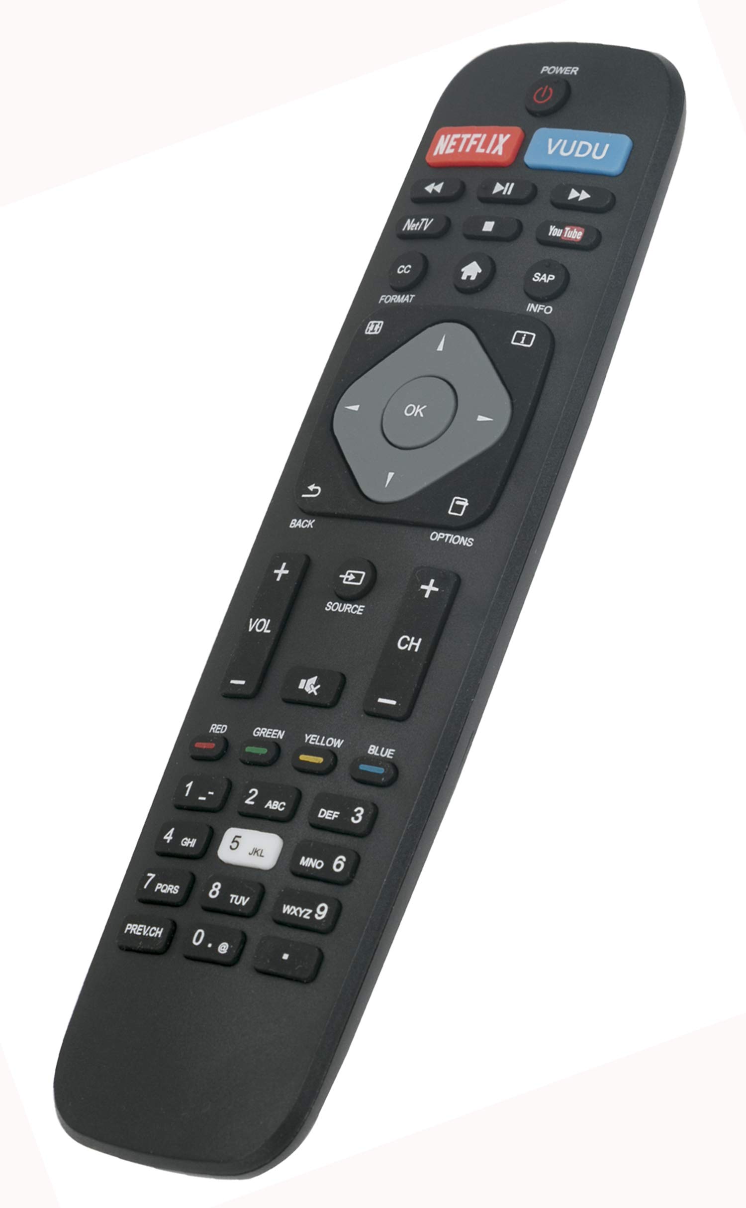 Amazon | 交換用リモコン フィリップス 4K UHD スマートテレビ NH500UP